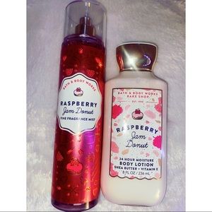 Bath & Body Works Raspberry Jam Donut